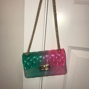 Cute pink and Green  Mini Jelly Bag